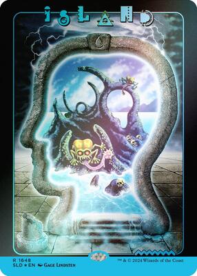 Island (1648) (Rainbow Foil) card from Secret Lair Drop Series