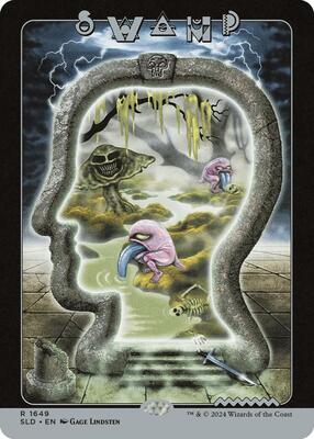 Swamp (1649) card from Secret Lair Drop Series