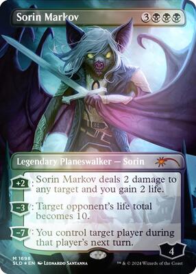 Sorin Markov (Rainbow Foil) card from Secret Lair Drop Series