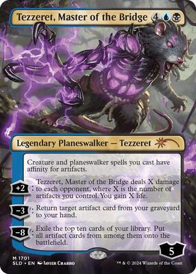 Tezzeret, Master of the Bridge card from Secret Lair Drop Series