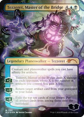 Tezzeret, Master of the Bridge (Rainbow Foil) card from Secret Lair Drop Series