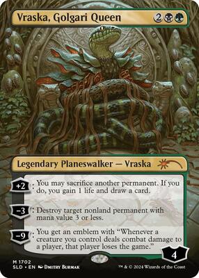 Vraska, Golgari Queen (1702) card from Secret Lair Drop Series