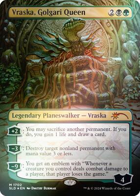 Vraska, Golgari Queen (1702) (Rainbow Foil) card from Secret Lair Drop Series