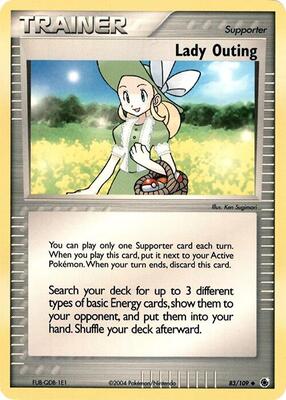 Lady Outing - 83/109 (No E-Reader) card from Deck Exclusives