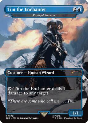 Tim the Enchanter - Prodigal Sorcerer card from Secret Lair Drop Series