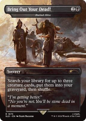 Bring Out Your Dead! - Buried Alive card from Secret Lair Drop Series