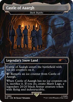 Castle of Aaargh - Dark Depths card from Secret Lair Drop Series