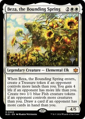 Beza, the Bounding Spring card from Promo Pack: Bloomburrow
