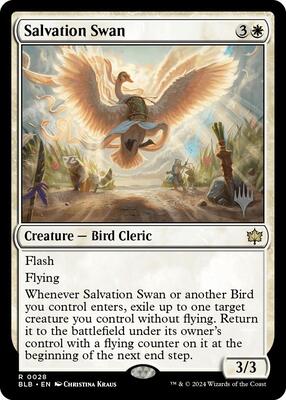 Salvation Swan card from Promo Pack: Bloomburrow
