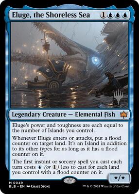 Eluge, the Shoreless Sea card from Promo Pack: Bloomburrow
