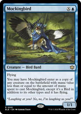 Mockingbird card from Promo Pack: Bloomburrow