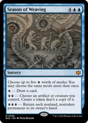Season of Weaving card from Promo Pack: Bloomburrow