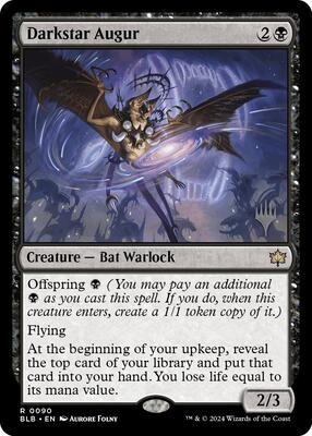 Darkstar Augur card from Promo Pack: Bloomburrow