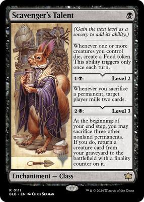 Scavenger's Talent card from Promo Pack: Bloomburrow