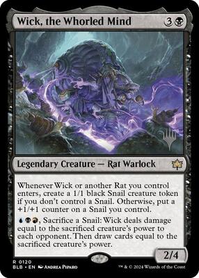 Wick, the Whorled Mind card from Promo Pack: Bloomburrow