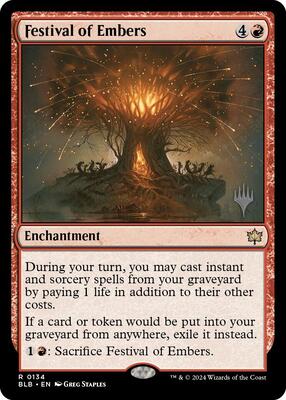 Festival of Embers card from Promo Pack: Bloomburrow