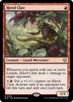 Hired Claw card from Promo Pack: Bloomburrow