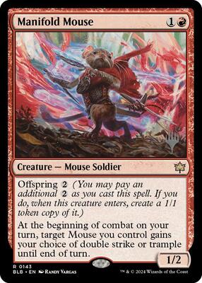 Manifold Mouse card from Promo Pack: Bloomburrow