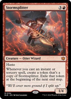 Stormsplitter card from Promo Pack: Bloomburrow