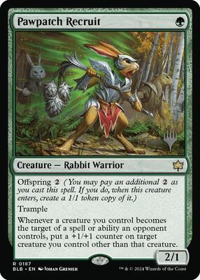 Pawpatch Recruit card from Promo Pack: Bloomburrow