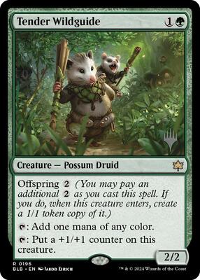 Tender Wildguide card from Promo Pack: Bloomburrow