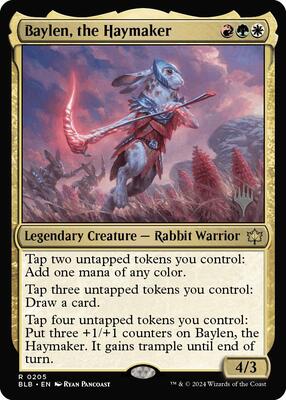 Baylen, the Haymaker card from Promo Pack: Bloomburrow