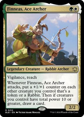 Finneas, Ace Archer card from Promo Pack: Bloomburrow