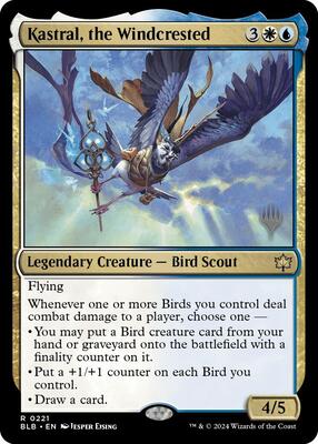 Kastral, the Windcrested card from Promo Pack: Bloomburrow