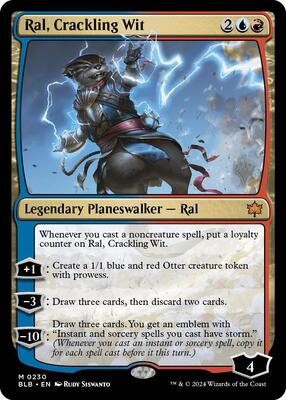 Ral, Crackling Wit card from Promo Pack: Bloomburrow
