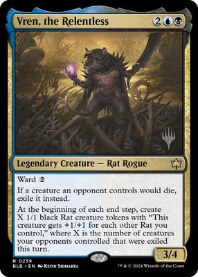 Vren, the Relentless card from Promo Pack: Bloomburrow