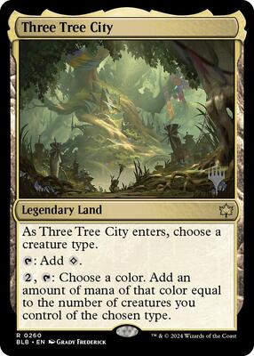 Three Tree City card from Promo Pack: Bloomburrow