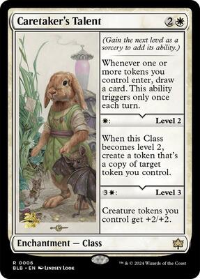 Caretaker's Talent card from Prerelease Cards
