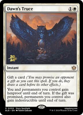 Dawn's Truce card from Prerelease Cards