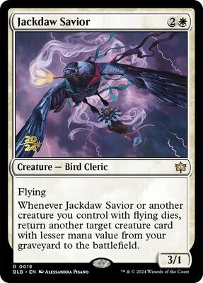 Jackdaw Savior card from Prerelease Cards