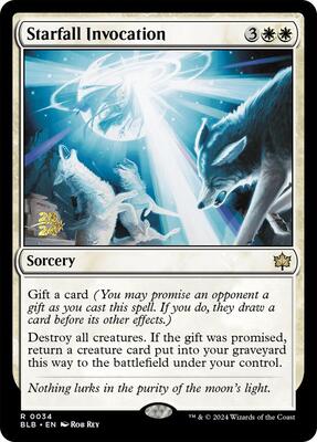 Starfall Invocation card from Prerelease Cards