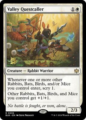 Valley Questcaller card from Prerelease Cards
