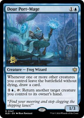 Dour Port-Mage card from Prerelease Cards