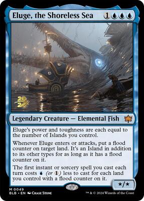 Eluge, the Shoreless Sea card from Prerelease Cards