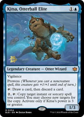Kitsa, Otterball Elite card from Prerelease Cards