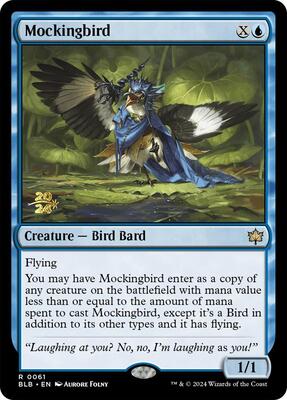 Mockingbird card from Prerelease Cards