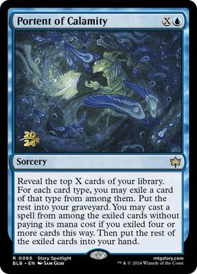 Portent of Calamity card from Prerelease Cards