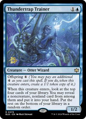 Thundertrap Trainer card from Prerelease Cards