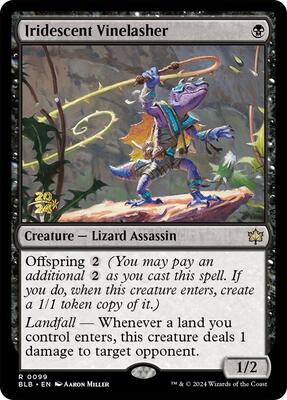 Iridescent Vinelasher card from Prerelease Cards