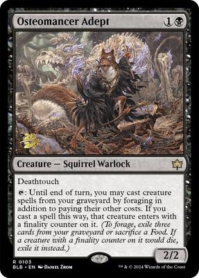 Osteomancer Adept card from Prerelease Cards