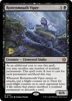Rottenmouth Viper card from Prerelease Cards