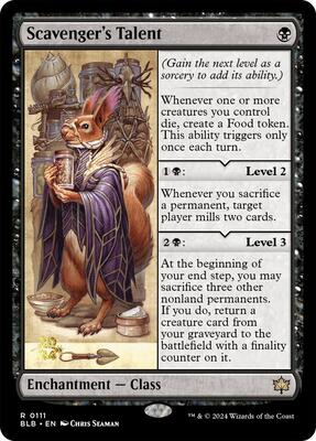 Scavenger's Talent card from Prerelease Cards