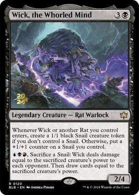 Wick, the Whorled Mind card from Prerelease Cards