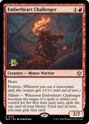 Emberheart Challenger card from Prerelease Cards
