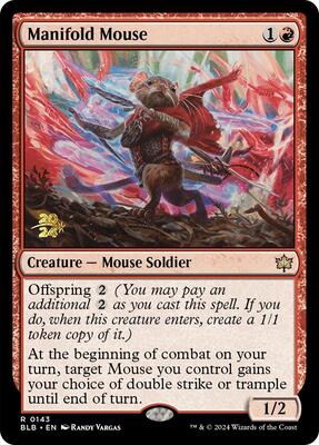 Manifold Mouse card from Prerelease Cards