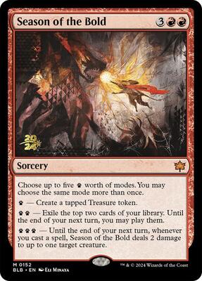 Season of the Bold card from Prerelease Cards